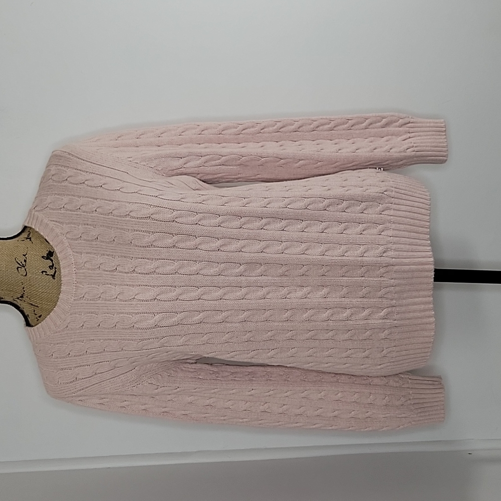 Tommy Hilfiger cable knit vintage size XL pink